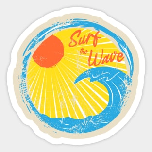 Surf the wave Sticker